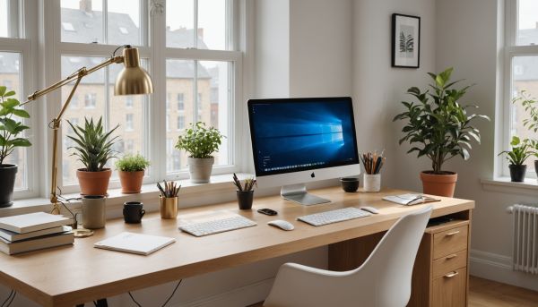 Rangement et méthode pour un espace de travail net